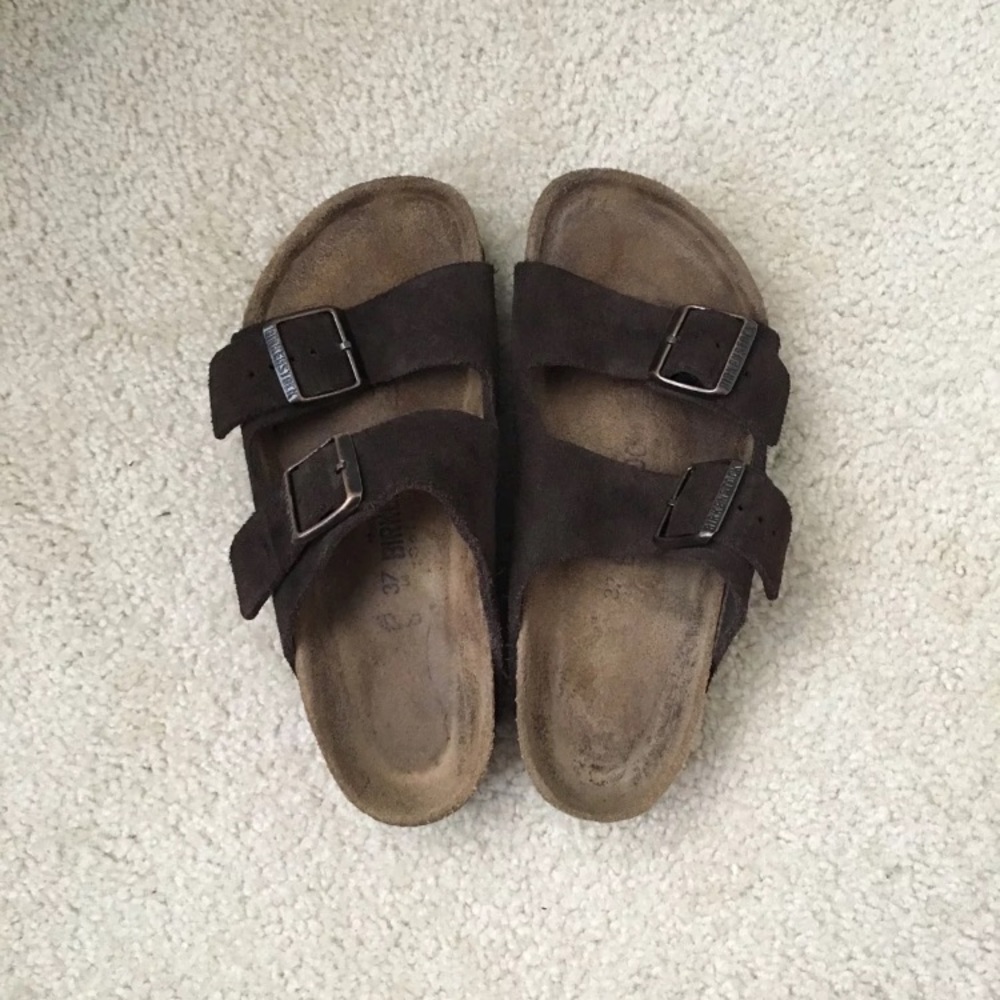 Birkenstock Arizona Mocha Suede size 38